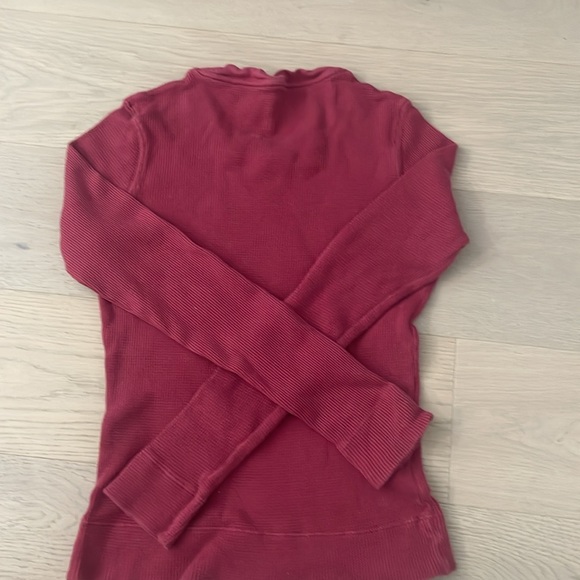 Long sleeve waffle knit shirt - Picture 3 of 4